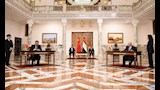 مراسم استقبال الرئيس السيسي ونظيره الصيني بقصر الاتحادية (4)