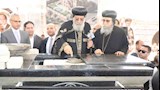 سر الصندوق الذي وضعه البابا تواضروس داخل حجر أساس كاتدرائية الفشن