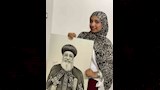 قصة فتاة رسمت بورتريه البابا تواضروس بالمنيا (3)