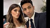 الفنانة ليلى زاهر والمنتج هشام جمال
