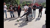 قيادات جامعة القاهرة يتابعون ميدانيا انتظام الدراسة بالكليات (14)