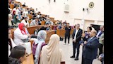 قيادات جامعة القاهرة يتابعون ميدانيا انتظام الدراسة بالكليات (11)