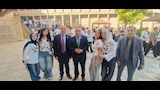 قيادات جامعة القاهرة يتابعون ميدانيا انتظام الدراسة بالكليات (8)