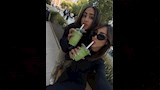 بسمة بوسيل برفقة بنتها