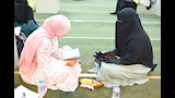 أثناء السرد في المسابقة