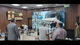 محافظ القليوبية يتابع السيطرة على حريق محل (4)