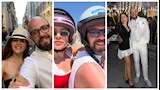 بصور من كواليس رحلاتهما معا.. جميلة عوض تحتفل بعيد ميلاد زوجها