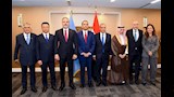 جانب من اجتماع مجموعة الدول الثماني العربية والإسلامية في مقر البعثة المصرية بنيويورك (1)