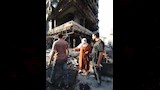 حريق محل كشري شهير ببنها (1)