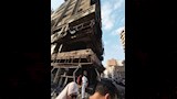 حريق محل كشري شهير ببنها (3)