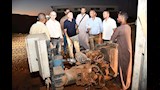 محافظ أسوان فى قرى العون الغذائى