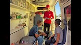 الهلال الأحمر المصري يستقبل جرحى ومرضى فلسطينيين (3)