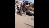 سيارة نقل تسقط بوابة كوبري الباجور