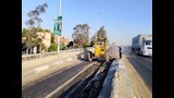 أعمال رصف طريق الخدمة بإيتاي البارود (2)