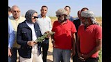 محافظ الوادي الجديد تتابع مشروع زراعي لانتاج النباتات الطبية والعطرية_8