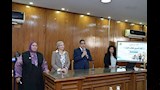 افتتاح مدرج 25 يناير بجامعة القاهرة بعد تطويره (12)