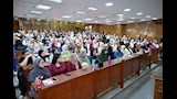 افتتاح مدرج 25 يناير بجامعة القاهرة بعد تطويره (18)
