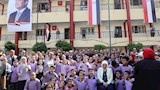 "مستقبل وطن" يجدد مدرسة الناصرية بالزقازيق ويجهز معاملها للطلاب -صور