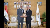 تعاون بين جامعة بنها ومياه القليوبية في التدريب والبحث العلمي (3)