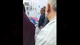 محافظ الدقهلية ومدير الأمن يتابعان حالة مصابة منزل برهمتوش (6)_9