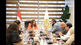 منال عوض تبحث مطالب نواب المحافظات (2)