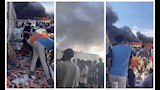 نيران مخلفات القماش تطال 15 مصاباً.. السيطرة على حريق مصنع بالإسماعيلية -صور