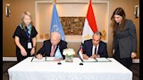 وزير الخارجية يوقع مذكرة تفاهم مع تحالف الأمم المتحدة للحضارات (2)