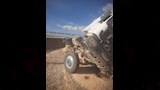 انقلاب سيارة نقل ثقيل بطريق الإسكندرية الصحراوي (2)_1