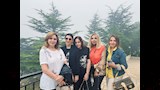 الهام شاهين وليلى علوي على جبل لبنان (1)