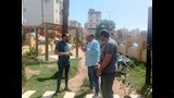 رئيس الحي يتابع الواقعة