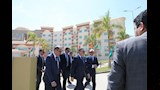 وزير التعليم العالي يتفقد مشروعات جامعة المنيا الطبية والرياضية (5)