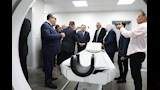وزير التعليم العالي يتفقد مشروعات جامعة المنيا الطبية والرياضية (7)