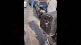 تصادم عدد من السيارات في مدينة نصر 