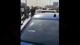 تصادم عدد من السيارات في مدينة نصر 