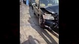 تصادم عدد من السيارات في مدينة نصر 
