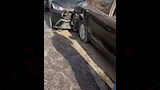 تصادم عدد من السيارات في مدينة نصر 