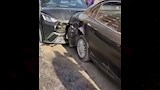 تصادم عدد من السيارات في مدينة نصر 
