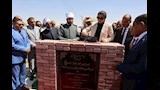 وزير الأوقاف ومحافظ الوادي الجديد يضعان حجر اساس مسجد بيئي