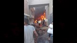حريق بمصنع بلاستيك في الإسكندرية (1)