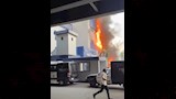 حريق هائل بمحيط قسم شرطة الأزبكية (3)