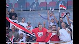 بالصور.. الجماهير المصرية تتوافد على مدرجات استاد جوبا قبل مواجهة جنوب السودان