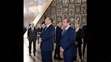 السيسي وقرينته يصطحبان الرئيس الصيني في جولة بالمتحف الكبير (8)