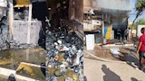  السيطرة على حريق داخل محل كشري بـ جرجا في سوهاج