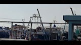 ونش مركب الجر مثبت في المؤخرة لرفع حصيلة الصيد 