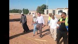 وفد وزارة التنمية المحلية يتفقد انشاء مجمع التمور 