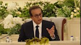 الدكتور خالد عبد الغفار وزير الصحة خلال اجتماع الرئيس السيسي (3)