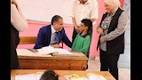 جولة مفاجئة لمدير تعليم الجيزة بالمدارس