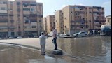 غرق شوارع بحي الضواحي في بورسعيد (3)
