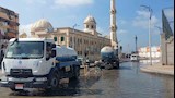  الشوارع غرقت.. تسريب مياه بضواحي بورسعيد وتفعيل خطط الطوارئ - صور