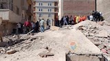 انهيار عقار المنيا (7)
